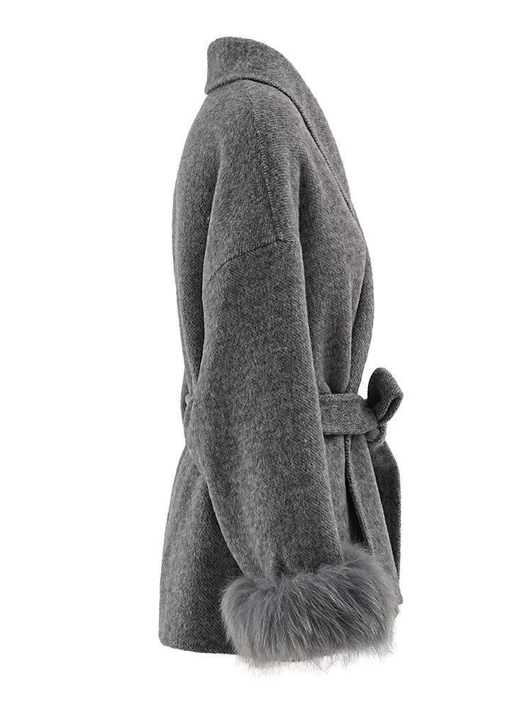 
                      
                        Selene Fur Wrap Coat
                      
                    