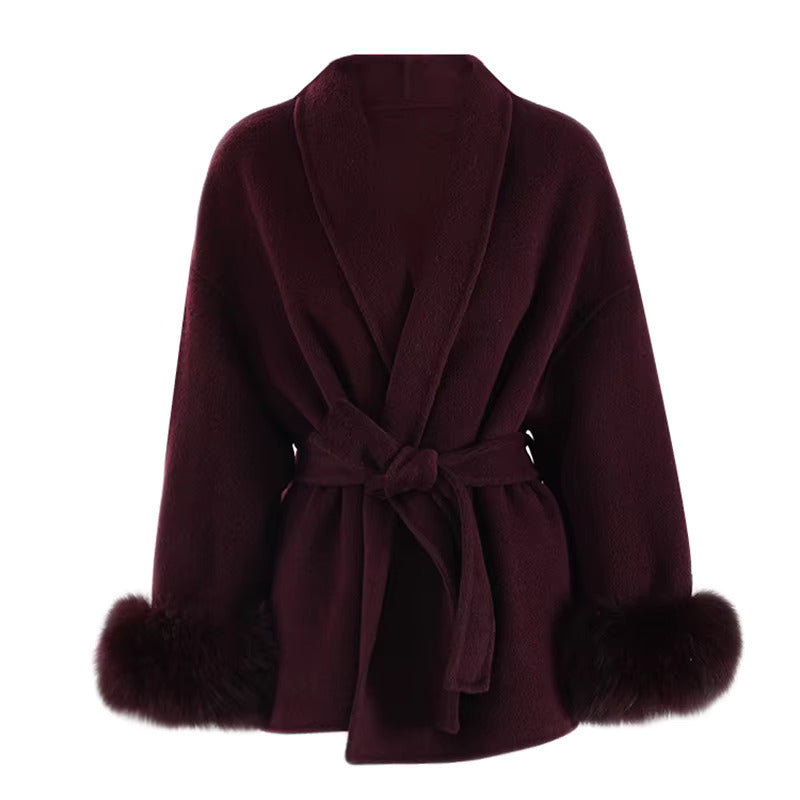 
                      
                        Selene Fur Wrap Coat
                      
                    