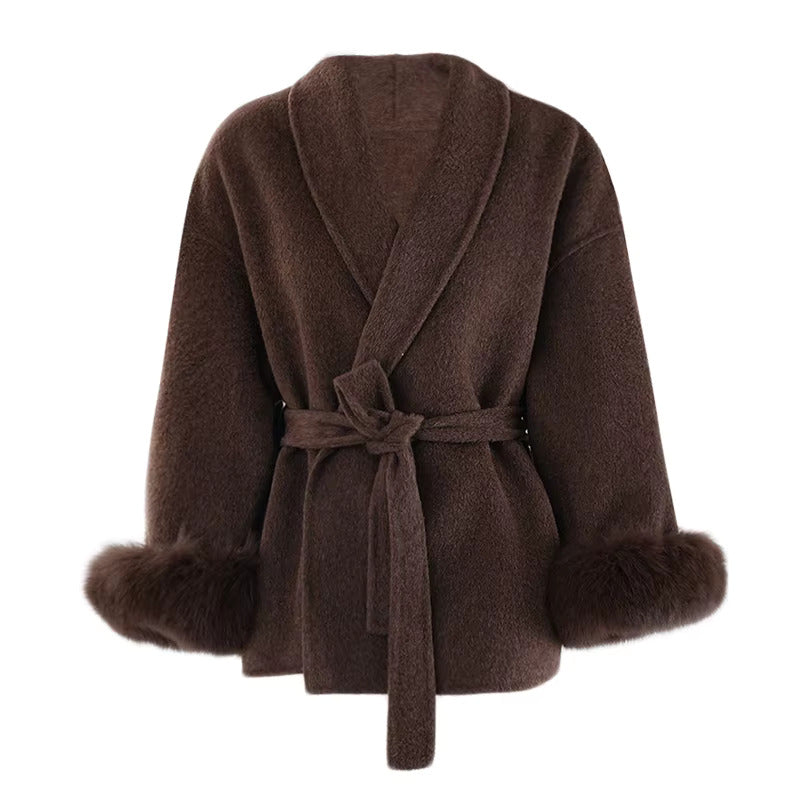 
                      
                        Selene Fur Wrap Coat
                      
                    