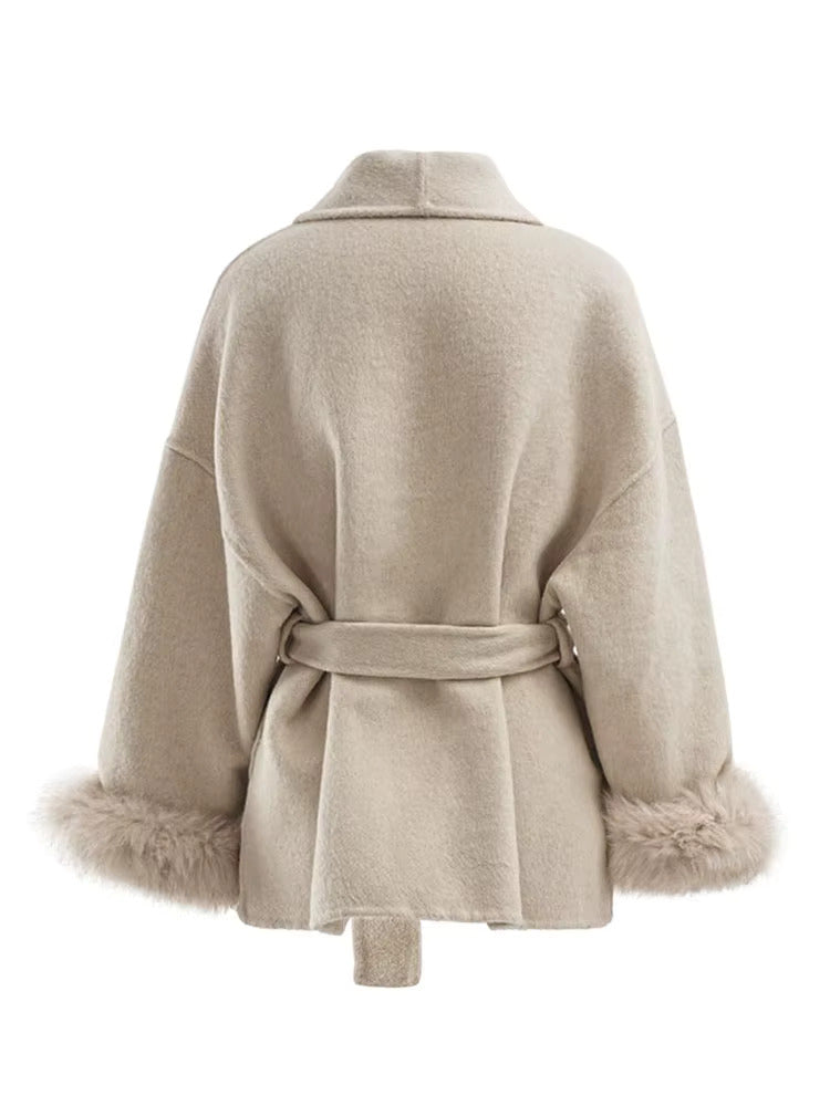 
                      
                        Selene Fur Wrap Coat
                      
                    