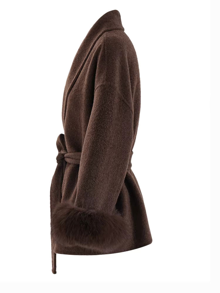 
                      
                        Selene Fur Wrap Coat
                      
                    