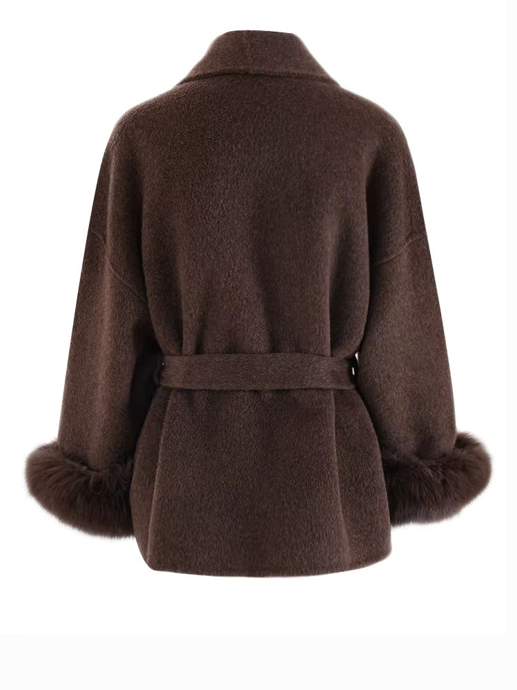 
                      
                        Selene Fur Wrap Coat
                      
                    