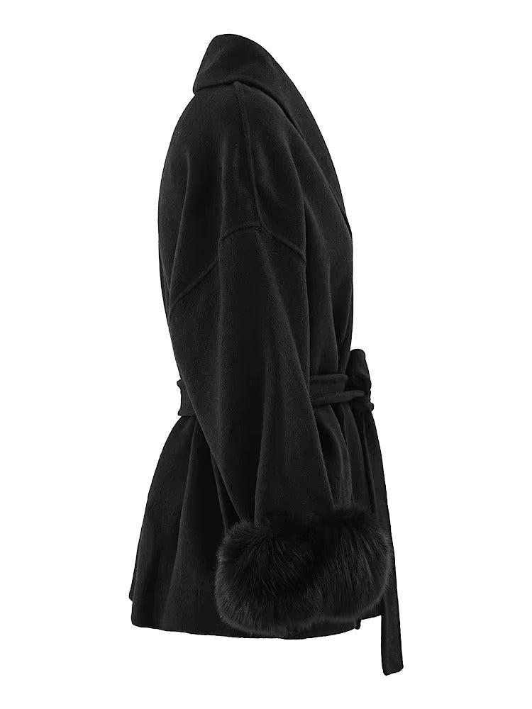 
                      
                        Selene Fur Wrap Coat
                      
                    