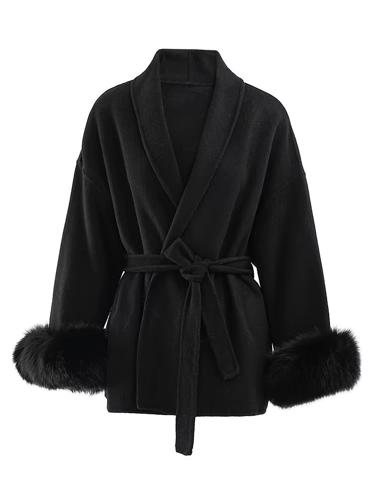
                      
                        Selene Fur Wrap Coat
                      
                    