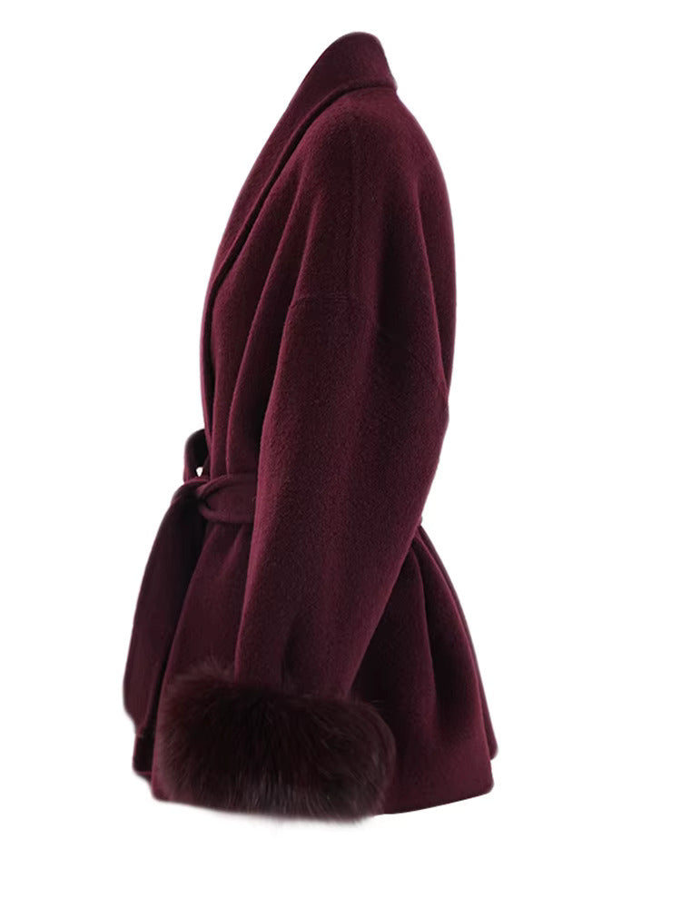 
                      
                        Selene Fur Wrap Coat
                      
                    