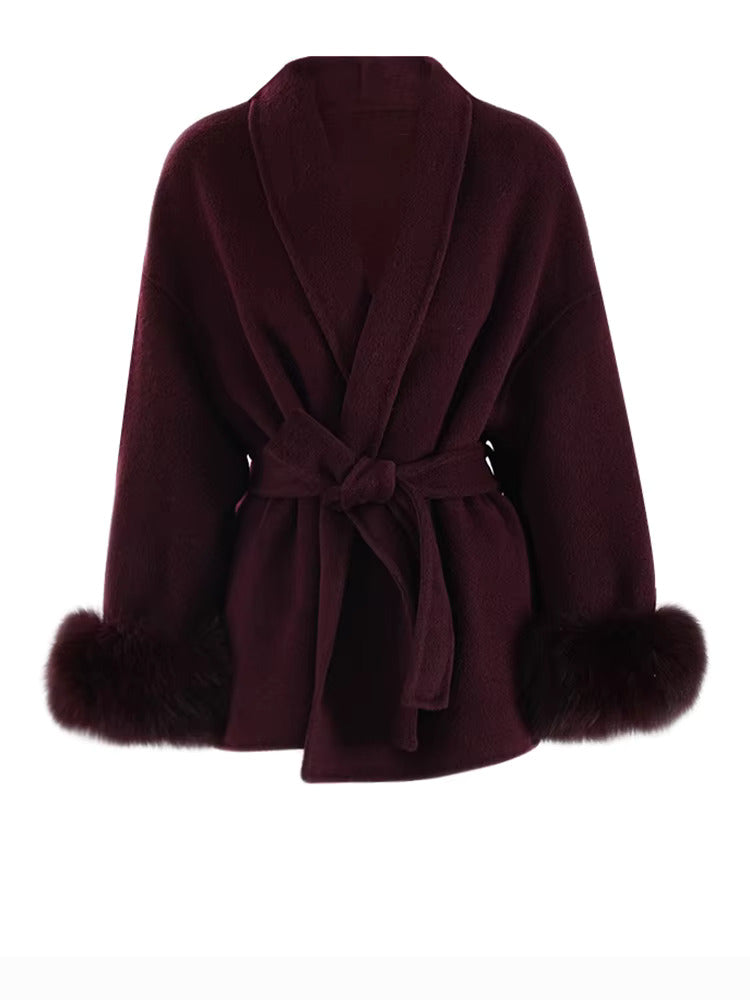 
                      
                        Selene Fur Wrap Coat
                      
                    