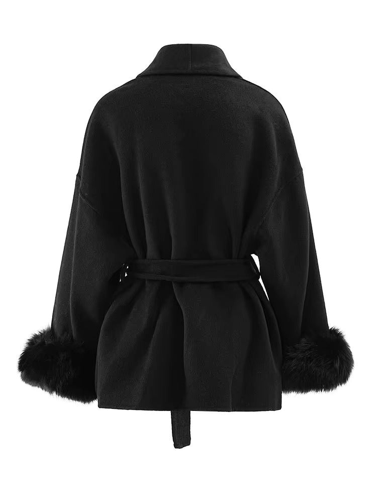 
                      
                        Selene Fur Wrap Coat
                      
                    