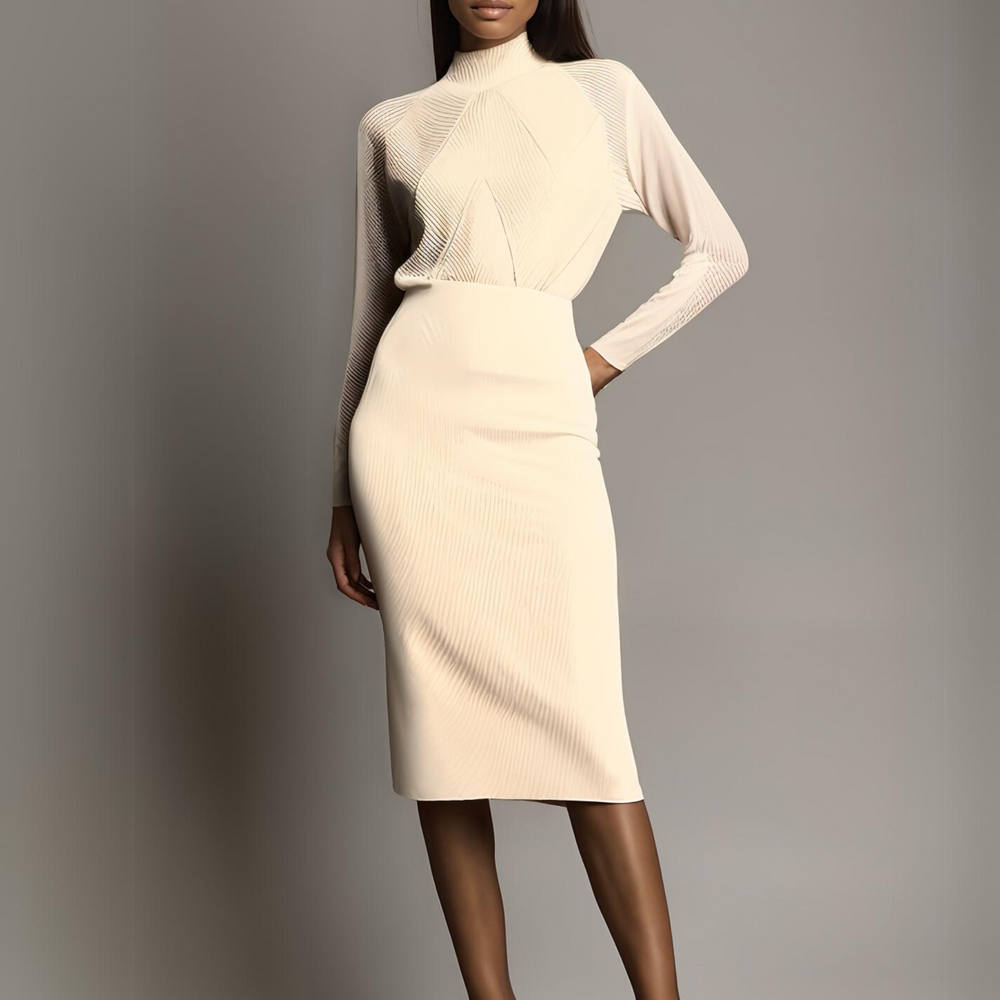 IVORY ELIANA KNIT SKIRT SET